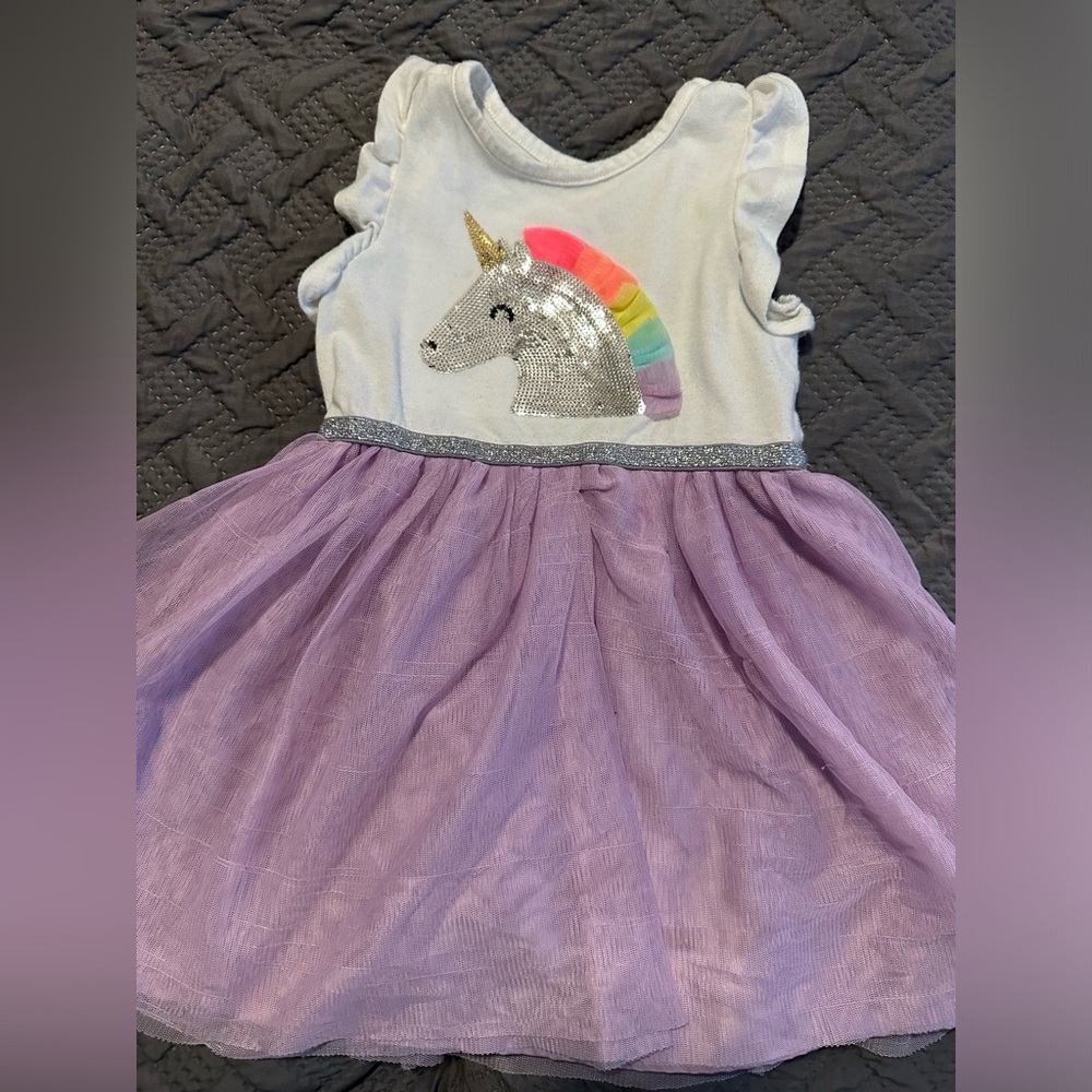 Two size 3T unicorn dresses